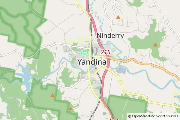 Mapa Yandina