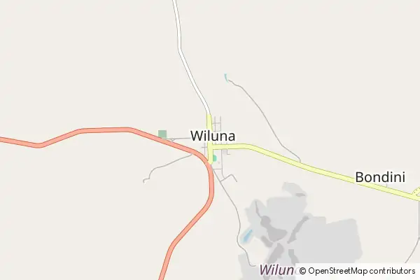 Mapa Wiluna