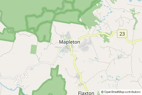 Mapa Mapleton