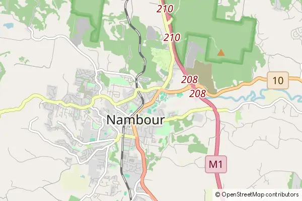 Mapa Nambour