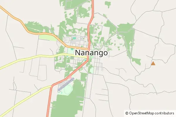 Mapa Nanango