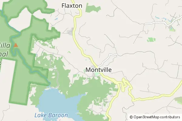 Mapa Montville