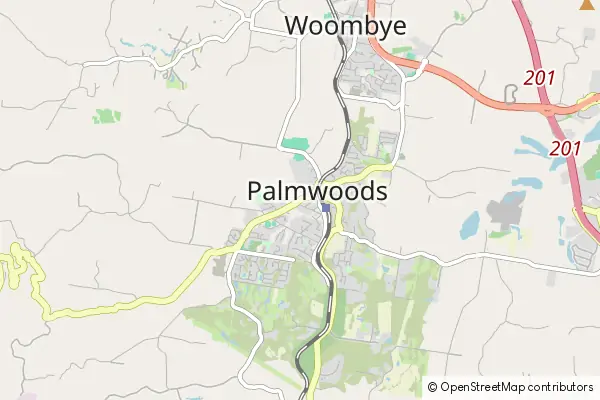 Mapa Palmwoods