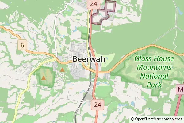 Mapa Beerwah