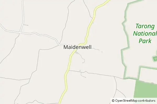 Mapa Maidenwell