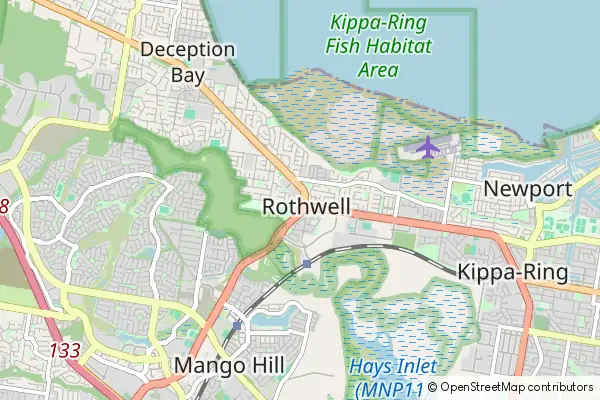 Mapa Rothwell