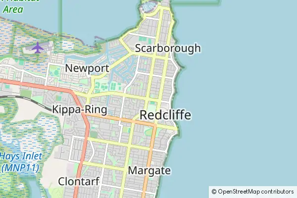 Mapa Redcliffe