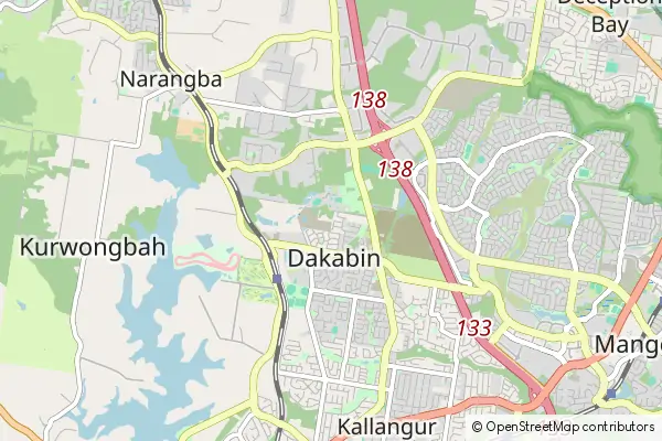 Mapa Dakabin