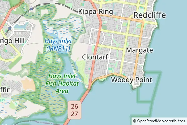 Mapa Clontarf