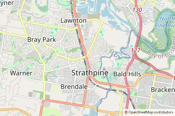 Mapa Strathpine