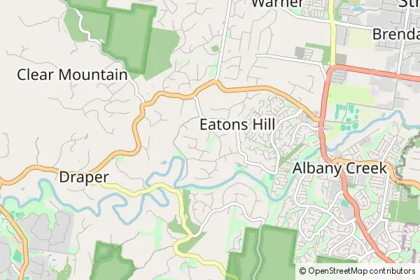 Mapa Eatons Hill