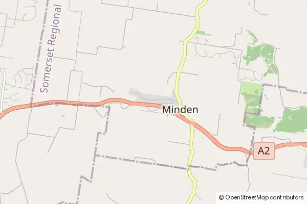 Mapa Minden