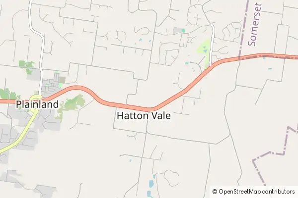 Mapa Hatton Vale