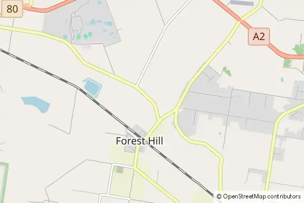 Mapa Forest Hill