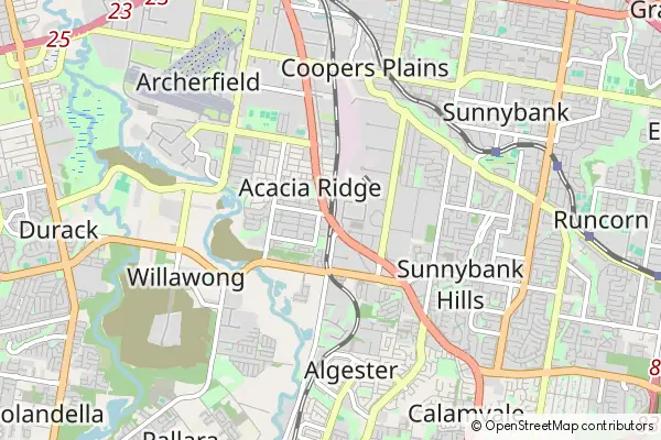 Mapa Acacia Ridge