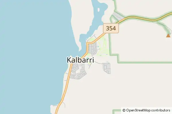 Mapa Kalbarri