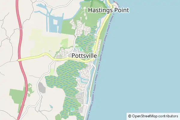 Mapa Pottsville