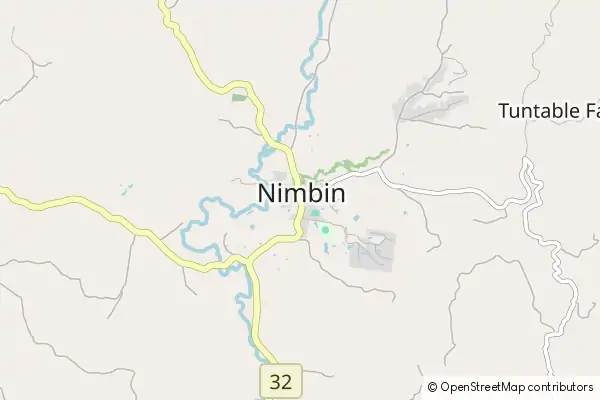 Mapa Nimbin