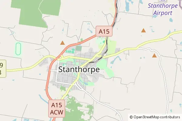 Mapa Stanthorpe