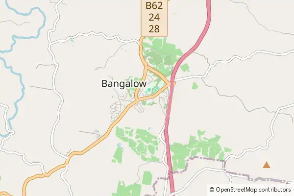 Mapa Bangalow