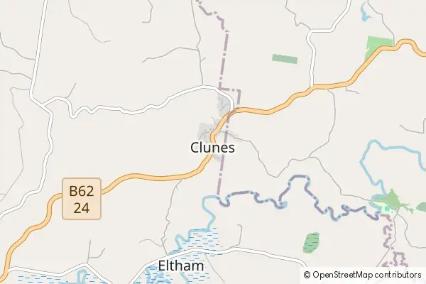 Mapa Clunes