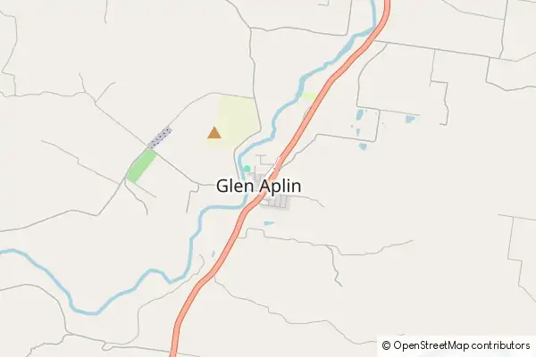 Mapa Glen Aplin