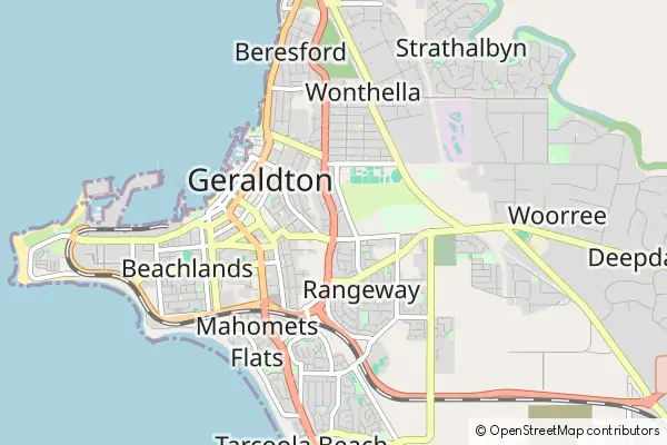 Mapa Geraldton