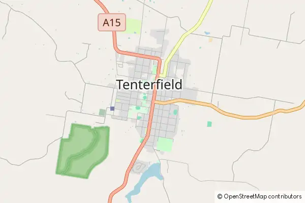 Mapa Tenterfield