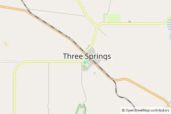 Mapa Three Springs