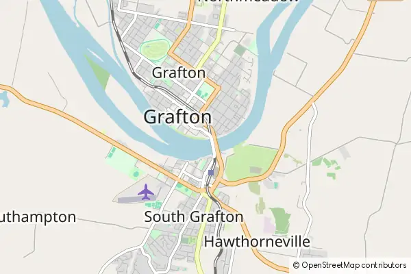 Mapa Grafton