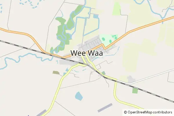 Mapa Wee Waa