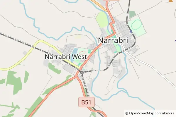 Mapa Narrabri