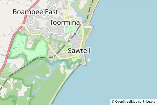 Mapa Sawtell