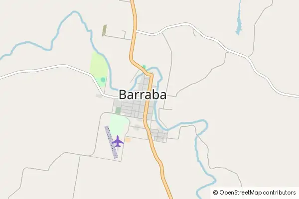 Mapa Barraba