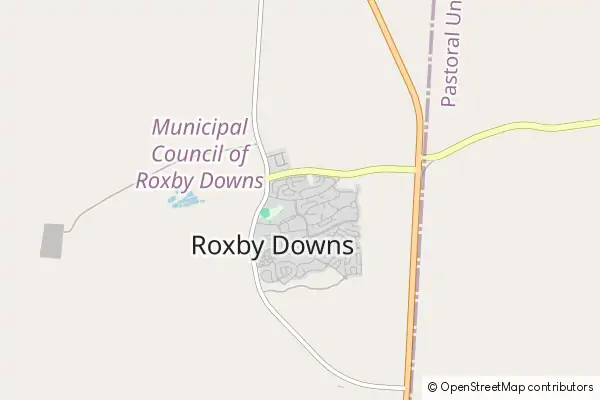 Mapa Roxby Downs