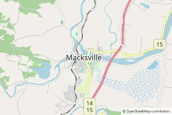 Mapa Macksville