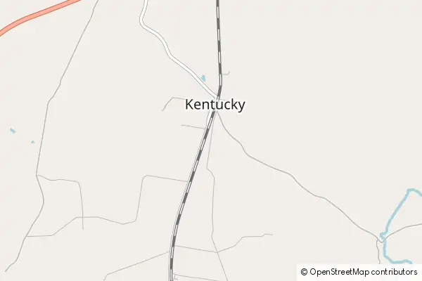 Mapa Kentucky