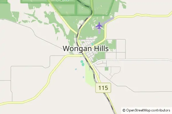 Mapa Wongan Hills