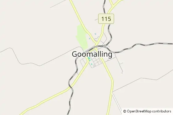 Mapa Goomalling