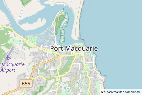 Mapa Port Macquarie