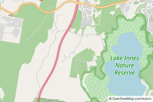 Mapa Lake Innes