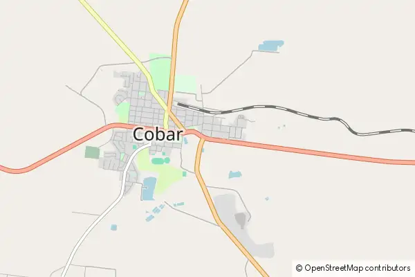 Mapa Cobar