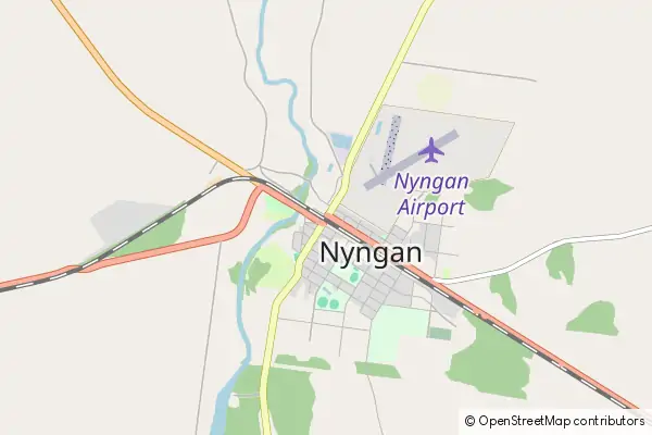 Mapa Nyngan