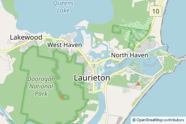 Mapa Laurieton