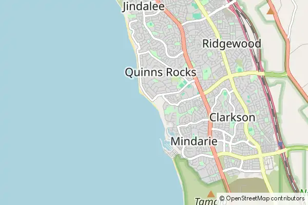 Mapa Mindarie