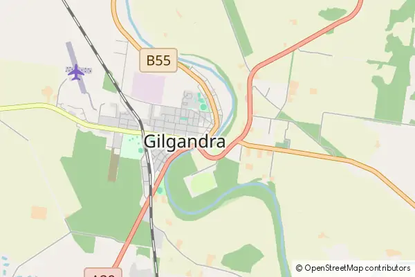 Mapa Gilgandra