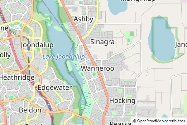 Mapa Wanneroo