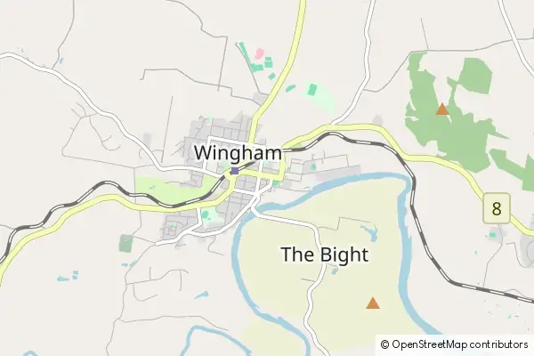 Mapa Wingham