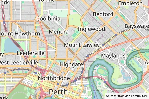 Mapa Mount Lawley