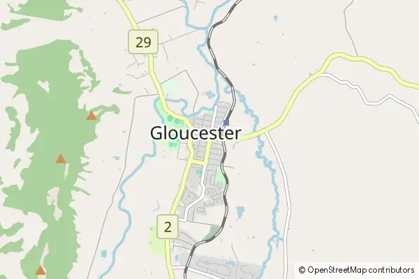 Mapa Gloucester